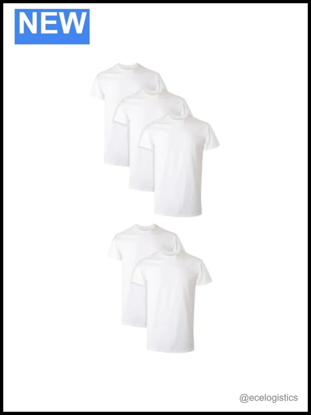 Men's Moisture-Wicking Performance Undershirt 5-Pack